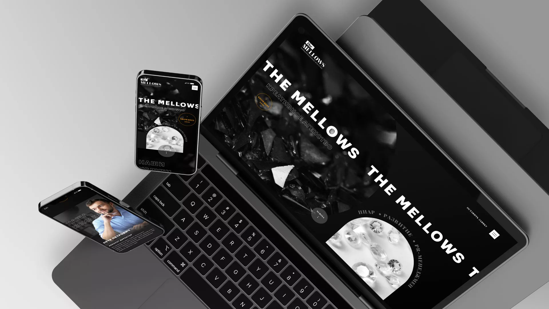 Разработка сайта креативного агентства «The Mellows» в Бирюче